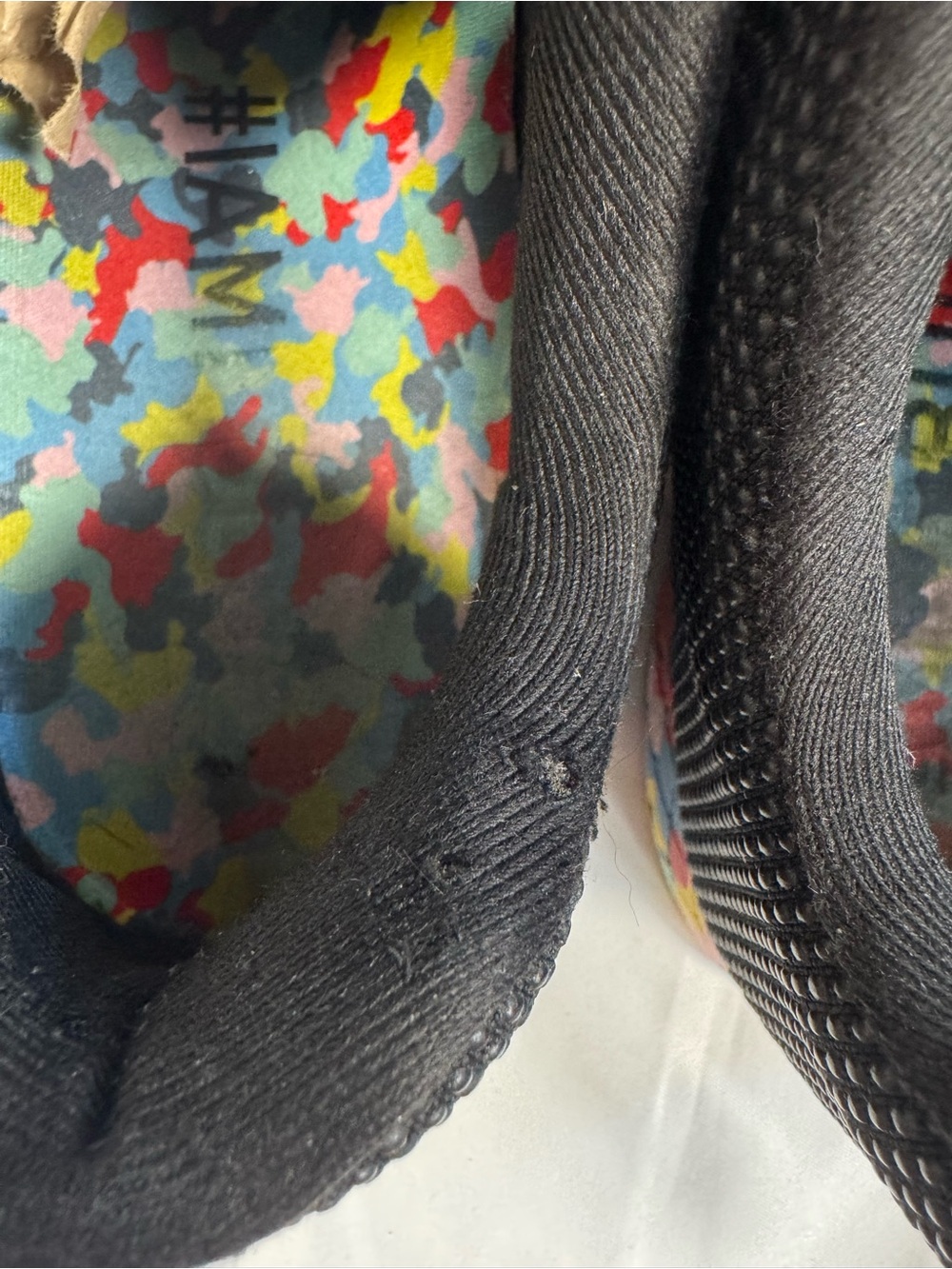 NOBULL Black Athletic Trainer with Colorful Speckled Sole - Picture 10 of 12